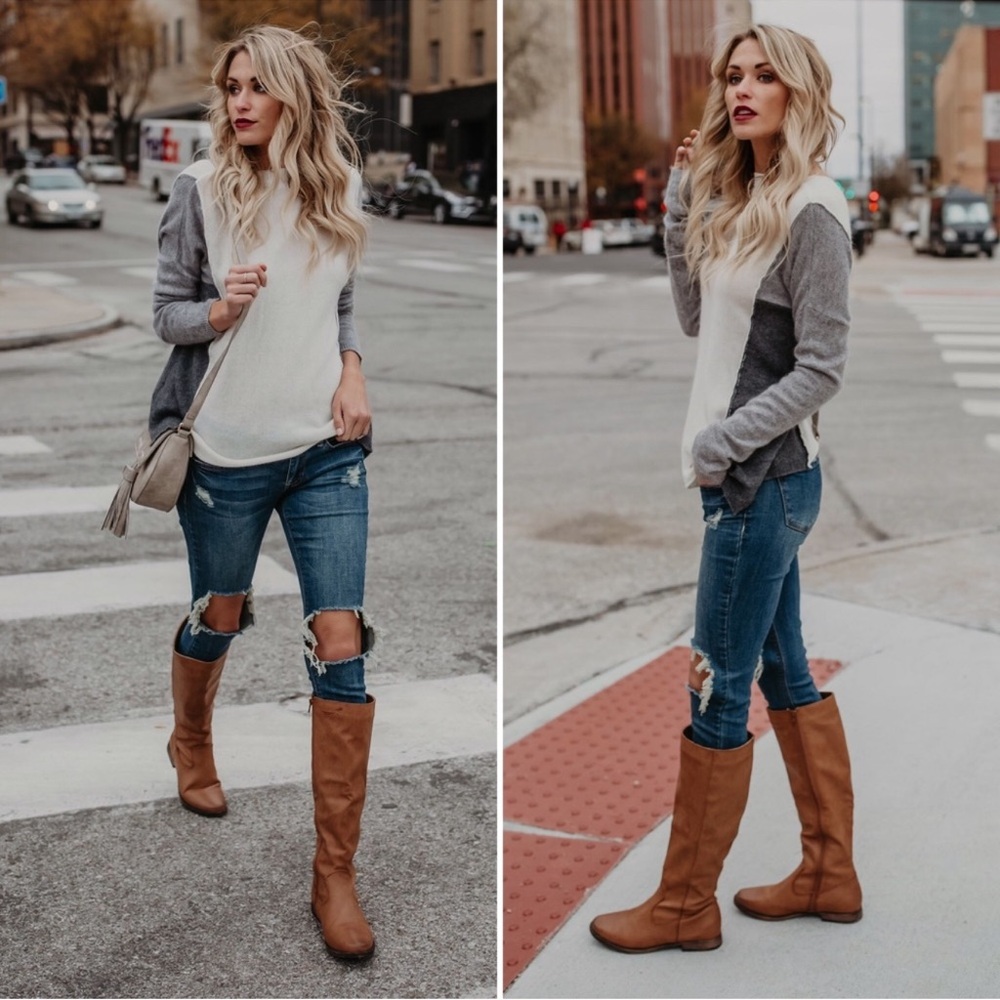 Vici Colorblock Wool Sweater
